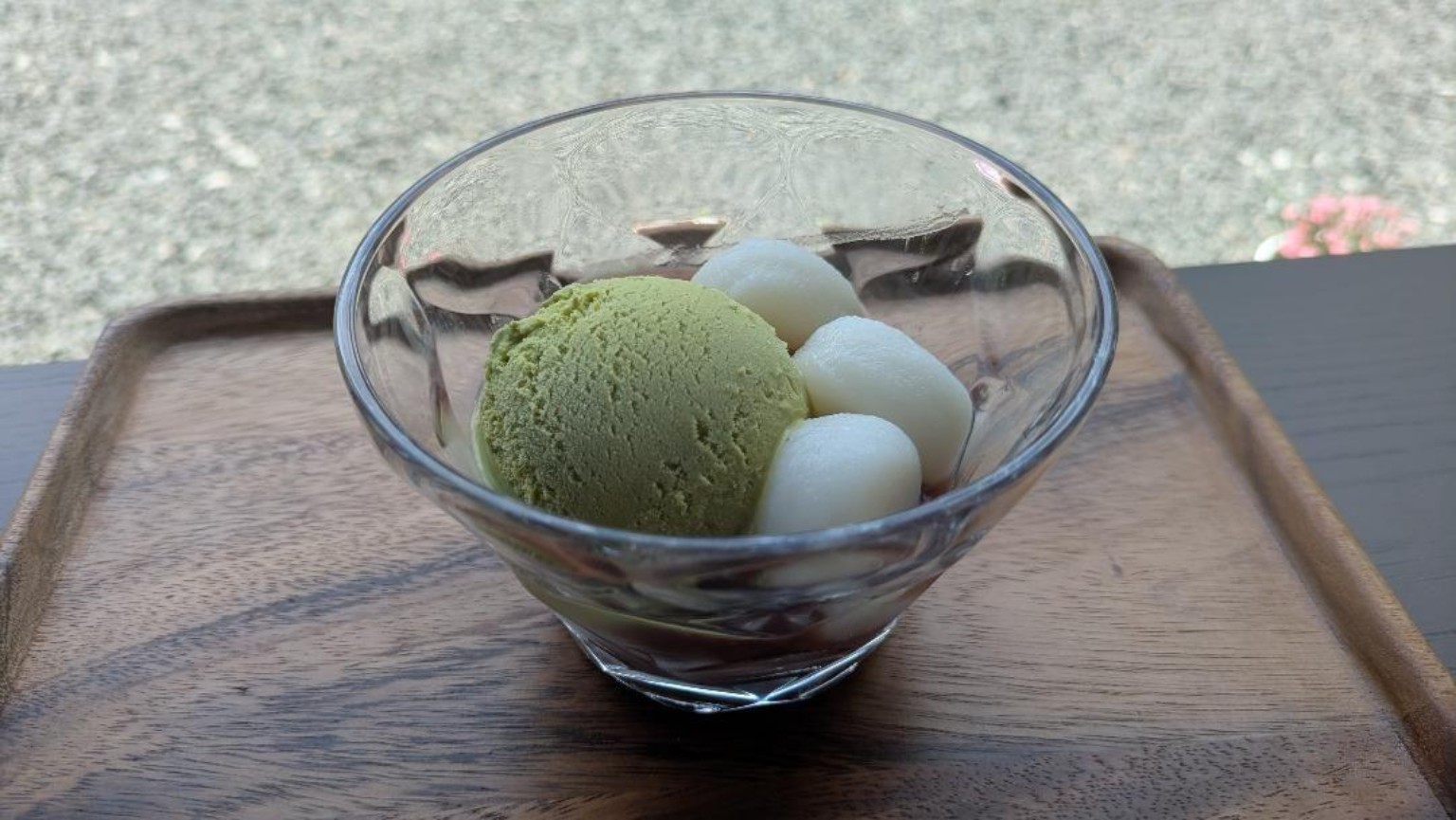 喫茶ありのまま 抹茶クリームぜんざい